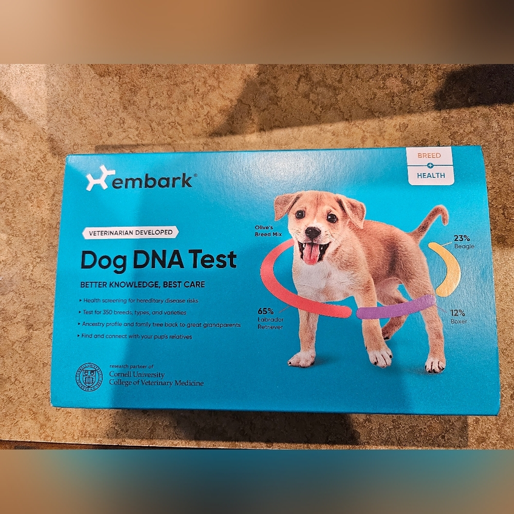 Bark Dog DNA Test Kit - Vibrant Blue